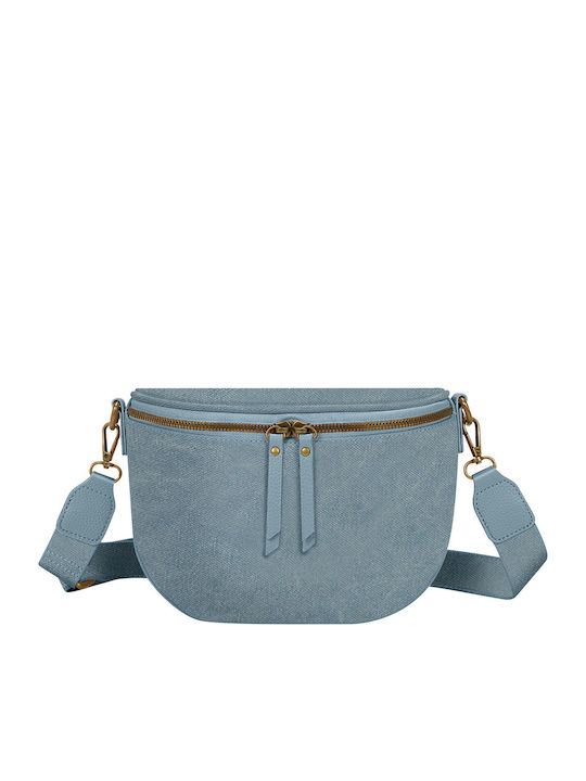 Gallantry Fanny Pack Luna Fabric Shoulder Strap Light Blue