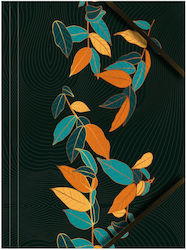 A4 Lacquered Cardboard Folder Corner Elastic Band Leaves Bt601-b1 A4 Lacquered Cardboard Folder Corner Elastic Band Leaves Bt601-b1