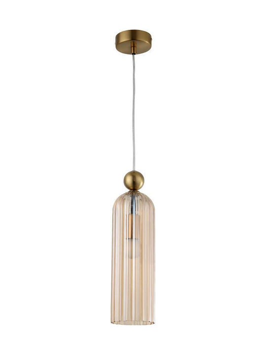 Light Prestige Orange Pendant Ceiling Light with E14 Socket