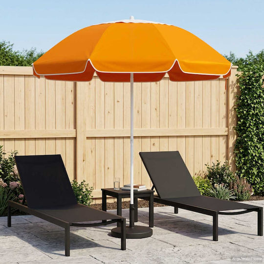 Umbrelă Rotundă Metalică Portocalie Φ1.6m