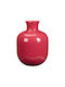 Decorative Metallic Vase Shiny Pink 30x30xH41cm