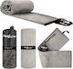 Activ Space Πετσέτα Microfiber Σώματος Γκρι 180x90εκ.