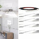 Bandă Decorativă Margine 0.6cm Pvc 6mm Crom 10 Metri Adezivă