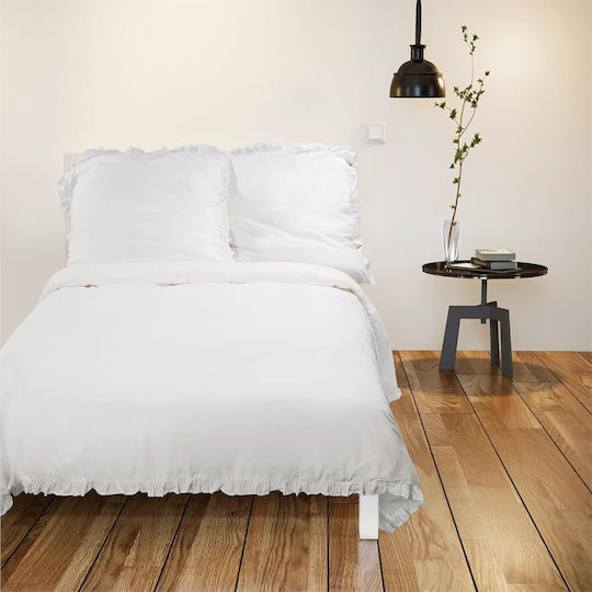 Jemidi24 Σετ Υπέρδιπλη 220x240cm Λευκή