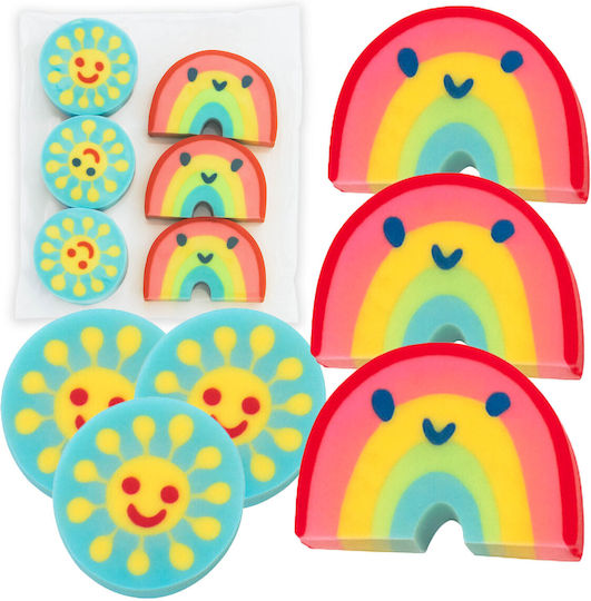 Erasers Erasing Writing Eraser School Children 6x