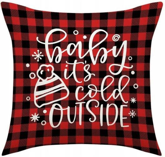 Ecarla Winter Christmas Pillowcase 45x45cm Pod125