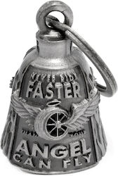 Gremlin Guardian Bell Motorcycle Decorative Bell Never Ride Faster Than Your Angel Can Fly