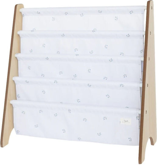 Ivory Kinder Bücherregal Boden Holz Weiß
