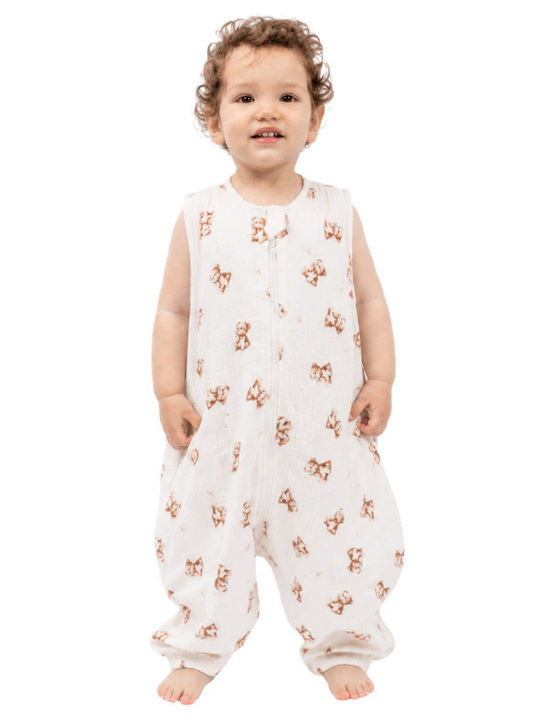 Kidizi Summer Sleeping Bag 0.3 tog Teddy Tales