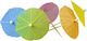Colorful Paper Drink Umbrellas 10cm 16pcs