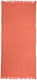 Arena Coral Beach Towel with Fringes