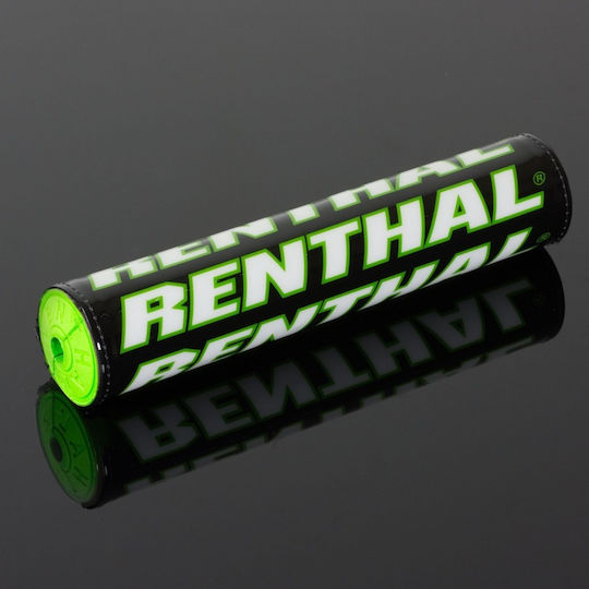 Renthal Handlebar Grip Sx Pad 240mm Black Green White Renthal Logo