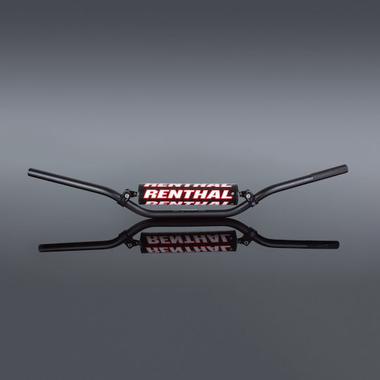 Ghidon ATV 22mm Renthal Negru Cu Pad Din Aluminiu Compatibil Yfz 450 Sportiv