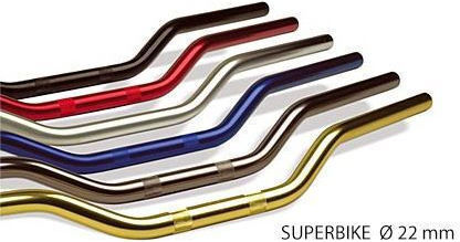 Aluminum 22mm Superbike Handlebar Trw Zf Titanium Color Mcl106a