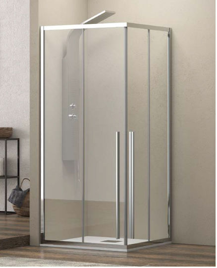 Karag Elysium 100 Cabină Duș cu Ușă Glisantă 70x100x200cm Sticlă Transparentă Karag Elysium 100 Cabină Duș cu Ușă Glisantă 70x100x200cm Sticlă Transparentă
