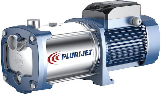 Pedrollo Plurijet 5/90 Elektrische Oberflächenwasserpumpe mit Automatischer Saugung 1.5hp Dreiphasig