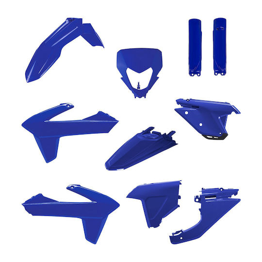 Polisport Motorrad Schutzkleidung Sherco Se Sef 25 26 Blau Robustes Kunststoff-Set