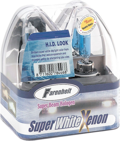 H11 Farenheit Kaltes Weiß Xenon Birnen 55w 5000k