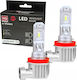 H11 H8 H9 H16 LED Крушки 4000K Неутрално Бяло Ретрофит 1:1 Съвместимост