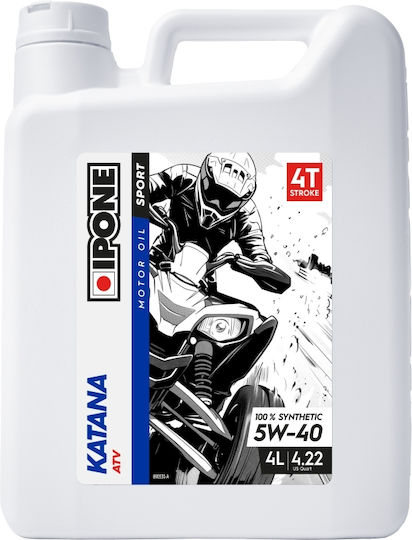 Ipone Katana 5w40 4l Synthetic Ma2 Ester Quality Oil Atv Quad Utv