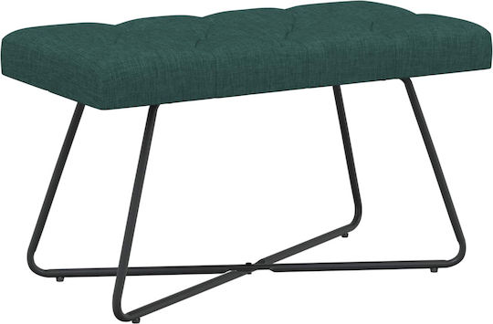 Taburet Din Lemn Verde Închis 80x40x46 cm