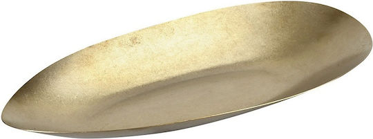 Espiel Antike Servierplatte Suppe Dreieck Gold 30x14.5cm 2 Stück