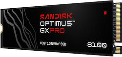 Sandisk Optimus GX PRO 8100 SSD 2TB с връзка PCI Express 5.0
