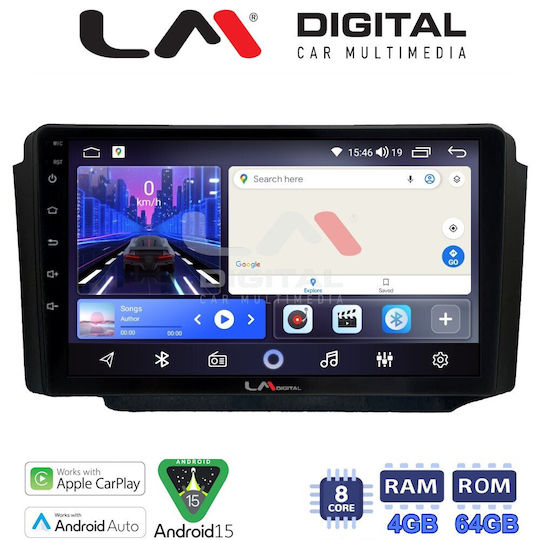 LM Digital Car Audio System for SsangYong Rexton 2002 2006 Bluetooth USB Wi-Fi GPS Apple CarPlay Android Auto