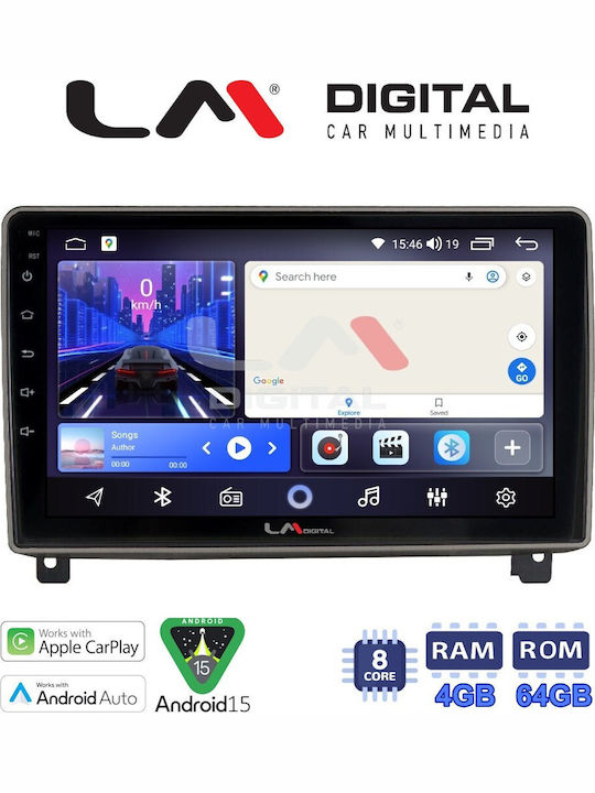 LM Digital Car Audio System for Peugeot 407 2004 > 2011 Bluetooth USB Wi-Fi GPS Apple CarPlay Android Auto