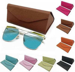 Hard Eyeglass Case with Magnetic Closure Beige