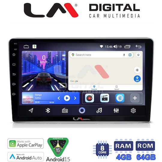 LM Digital Car Audio System for Opel Agila Antara Astra Corsa Combo Vectra Zafira Suzuki Ignis 2001 Bluetooth USB Wi-Fi GPS Apple CarPlay Android Auto