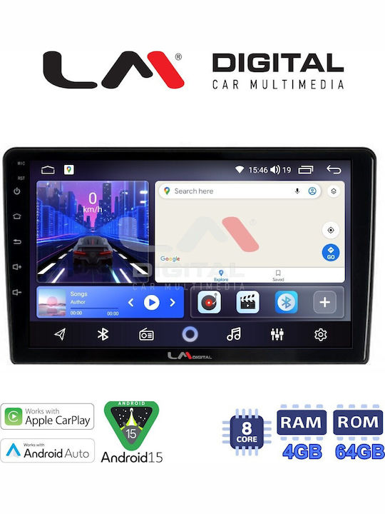 LM Digital Ηχοσύστημα Αυτοκινήτου για Kia Ceed 2007 > 2008 (Bluetooth/USB/WiFi/GPS/Apple-Carplay/Android-Auto)