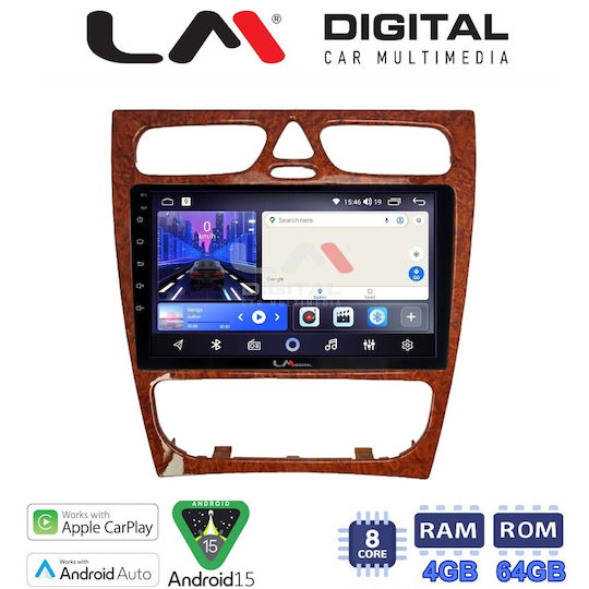 LM Digital Ηχοσύστημα Αυτοκινήτου για Mercedes-Benz C Class 1999 > 2004 (Bluetooth/USB/WiFi/GPS/Apple-Carplay/Android-Auto)