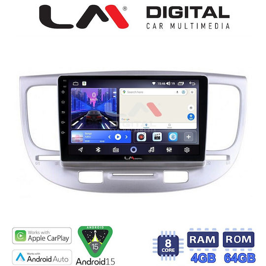 LM Digital Ηχοσύστημα Αυτοκινήτου για Kia Rio 2005>2011 (Bluetooth/USB/WiFi/GPS/Apple-Carplay/Android-Auto)