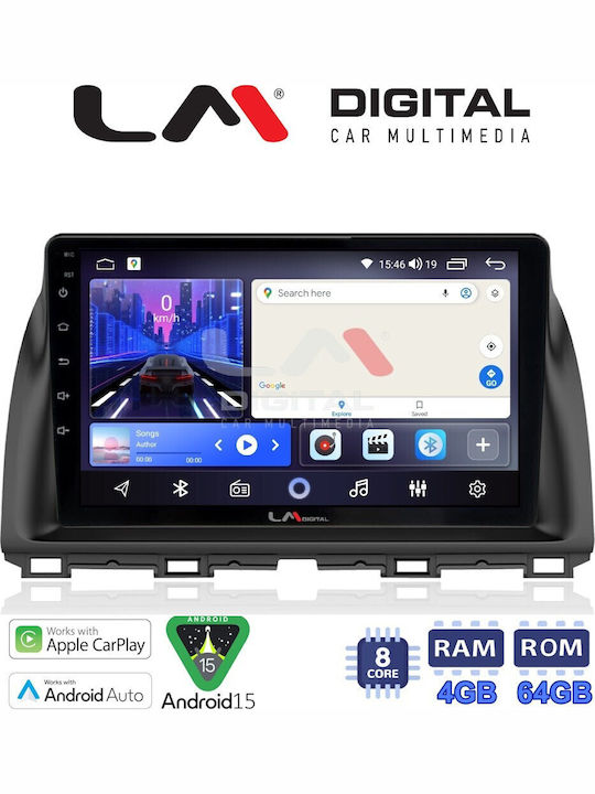 LM Digital Car Audio System for Mazda CX-5 2013>2017 Bluetooth USB Wi-Fi GPS Apple CarPlay Android Auto