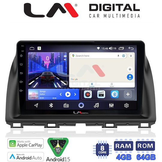 LM Digital Ηχοσύστημα Αυτοκινήτου για Mazda CX-5 2013>2017 (Bluetooth/USB/WiFi/GPS/Apple-Carplay/Android-Auto)