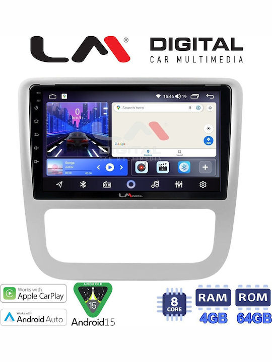 LM Digital Car Audio System for Volkswagen Scirocco Eos 2008 to 2013 Bluetooth USB Wi-Fi GPS Apple CarPlay Android Auto