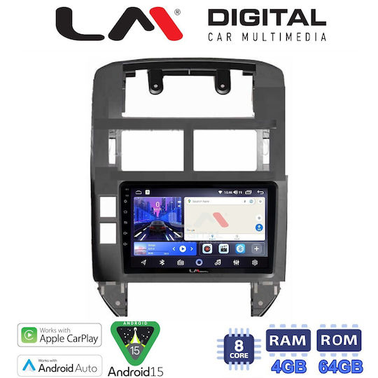 LM Digital Car Audio System for Volkswagen Polo 2002-2010 Bluetooth USB Wi-Fi GPS Apple CarPlay Android Auto