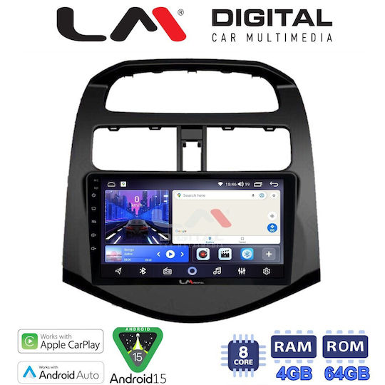LM Digital Ηχοσύστημα Αυτοκινήτου για Chevrolet Spark 2009>2016 (Bluetooth/USB/WiFi/GPS/Apple-Carplay/Android-Auto)