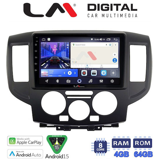 LM Digital Автомобилна Аудио Система За Nissan NV200 / Evalia 2009 Bluetooth USB Вграден Wi-Fi GPS Apple CarPlay Android Auto