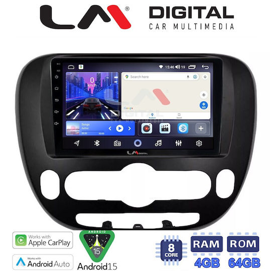 LM Digital Ηχοσύστημα Αυτοκινήτου για Kia Soul 2014 (Bluetooth/USB/WiFi/GPS/Apple-Carplay/Android-Auto)