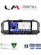 LM Digital Car Audio System for Peugeot Expert Opel Vivaro Fiat Scudo Toyota Proace Citroen SpaceTourer Jumpy 2022 Bluetooth USB Wi-Fi GPS Apple CarPlay Android Auto