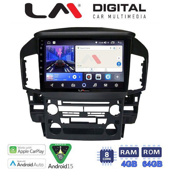 LM Digital Auto-Audiosystem für Lexus RX300 / RX 2000 > 2004 Bluetooth USB Eingebautes Wi-Fi GPS Apple CarPlay Android Auto