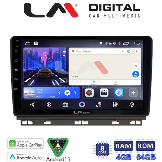 LM Digital Ηχοσύστημα Αυτοκινήτου για Renault Clio 2020 (Bluetooth/USB/WiFi/GPS/Apple-Carplay/Android-Auto)