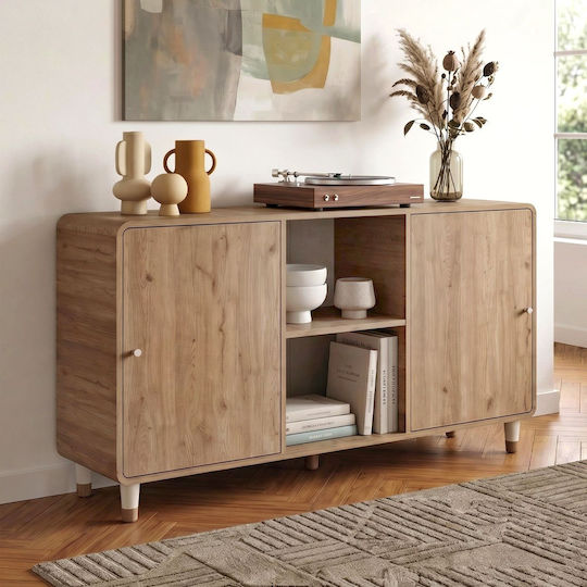 Doro Holz Sideboard GP037-0355 1 Korb Eiche 150.2x39x81cm