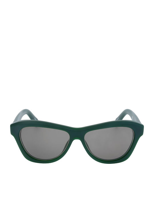 JACQUEMUS Unisex Γυαλιά Ηλίου με Πράσινο Σκελετό και Ασημί Καθρέφτη Φακό