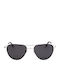American Optical Unisex Sunglasses with Silver Frame and Black Lens