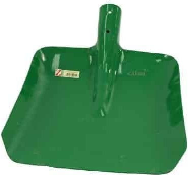 Square Steel Shovel 28x24 Cm Green 0.9 Kg