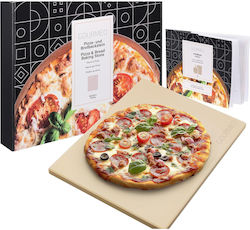 Gourmeo Placă de Copt pentru Pizza 38cm x 30cm x 1.5cm Gourmeo Placă de Copt pentru Pizza 38cm x 30cm x 1.5cm