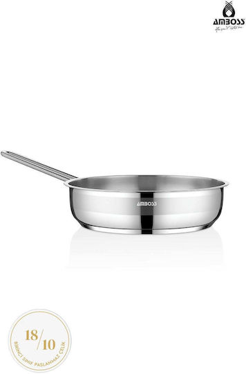 SteweHome Doppelt Rostfreier Stahl Pfanne 22cm